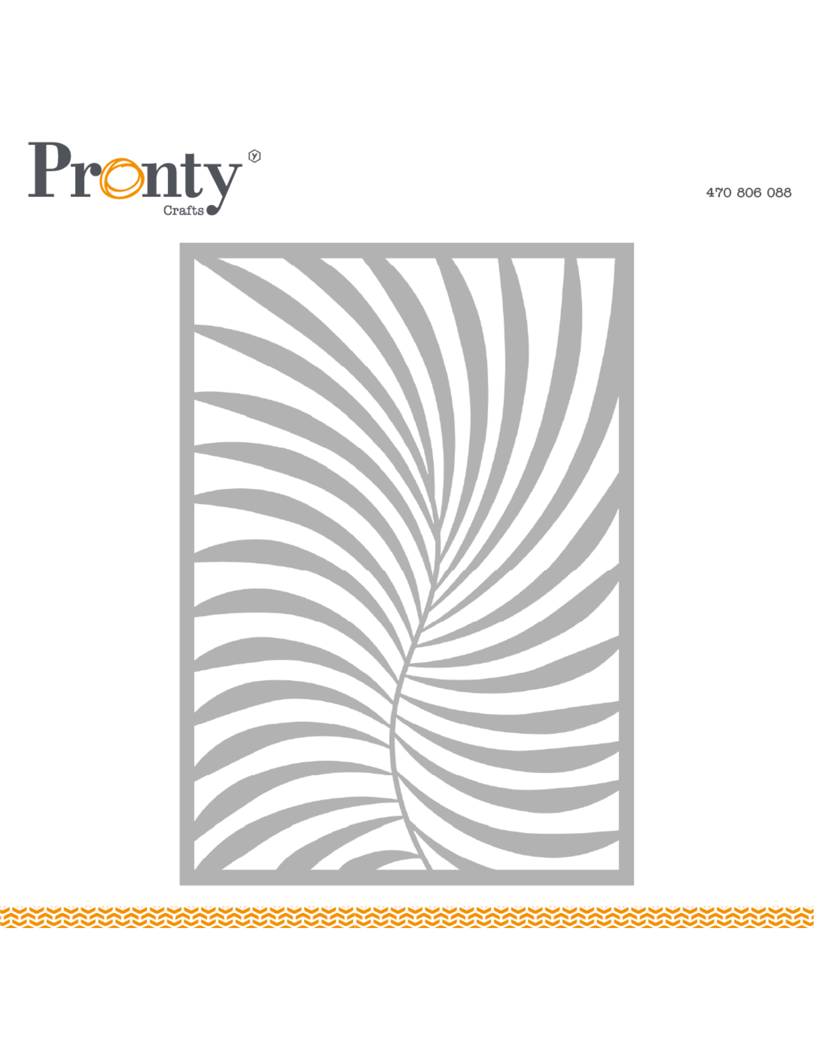 Pronty Crafts Stencil Big Leaves A5