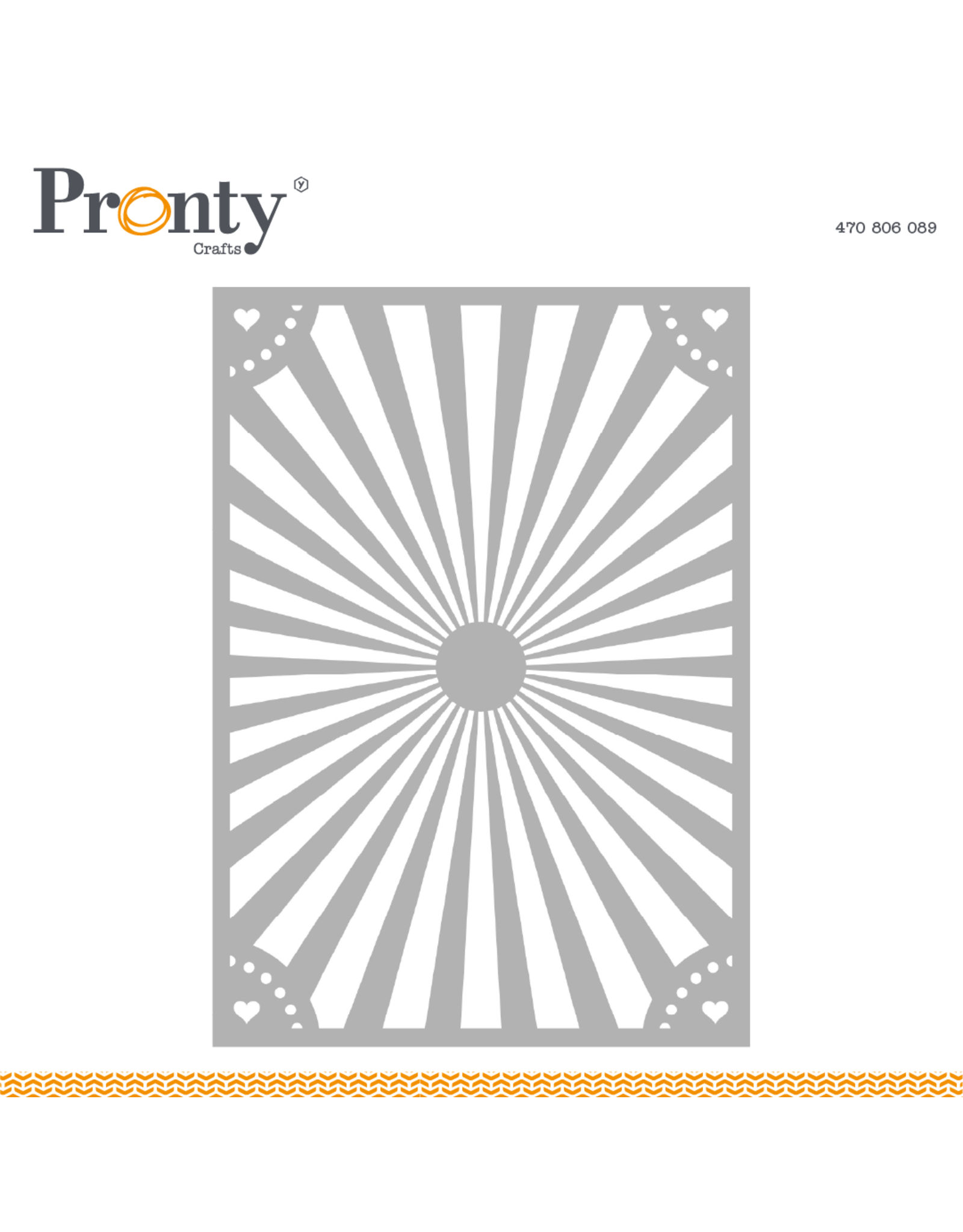 Pronty Crafts Stencil Cirque 1 A5