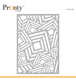 Pronty Crafts Stencil Retro Cubes A5