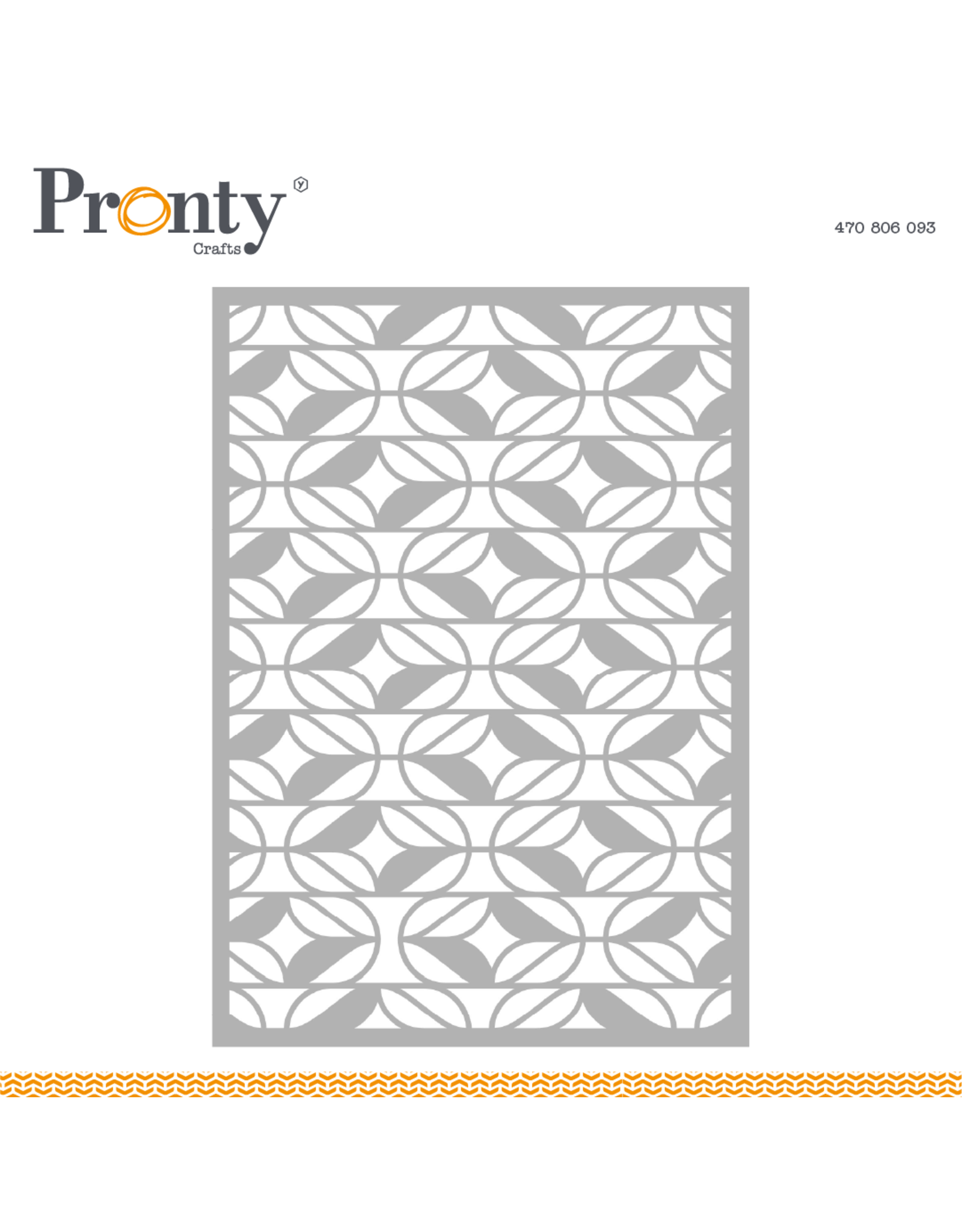Pronty Crafts Stencil Retro Tangle A5