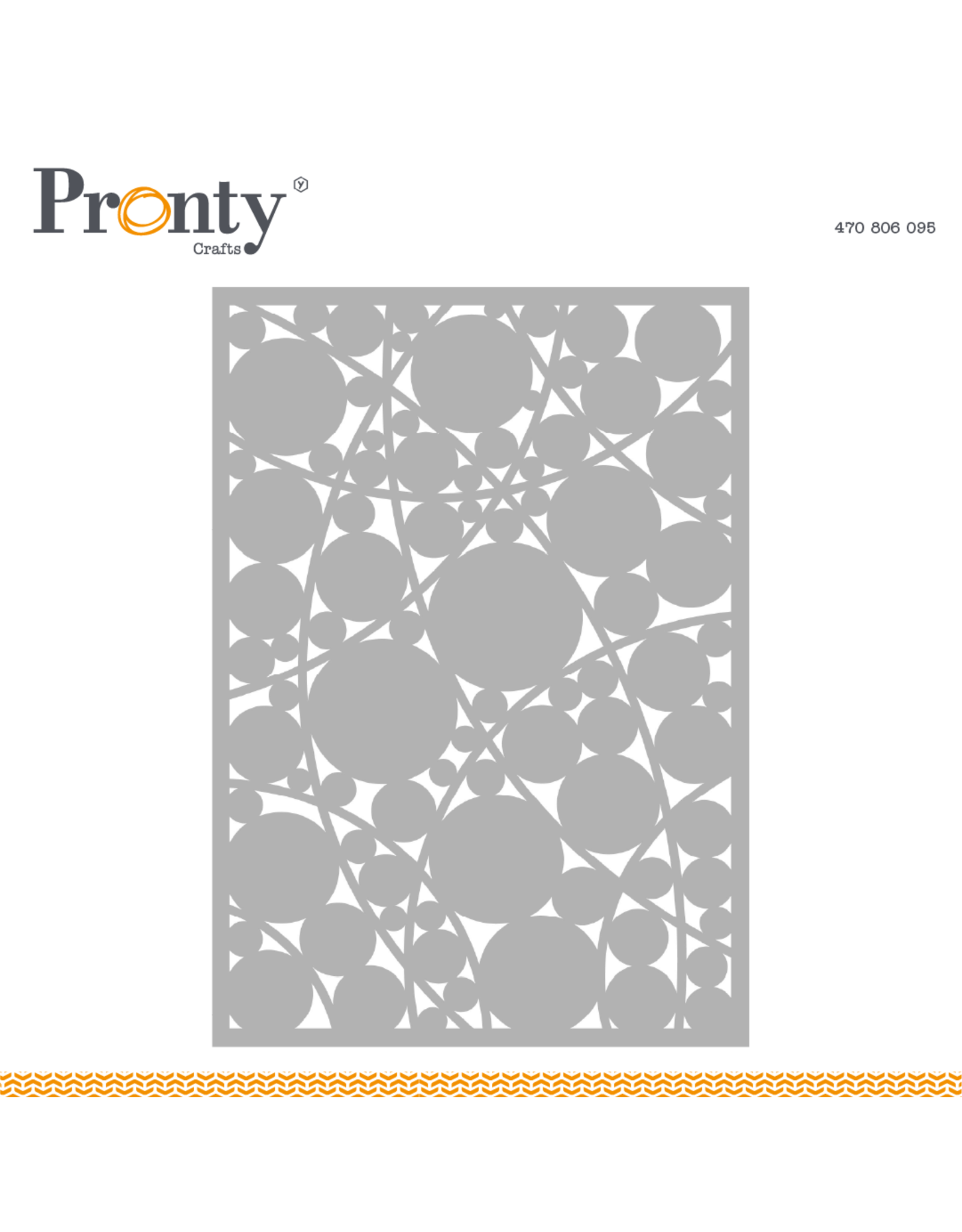 Pronty Crafts Stencil Abstract Circles A5