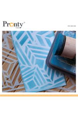 Pronty Crafts Stencil Retro Cubes A5