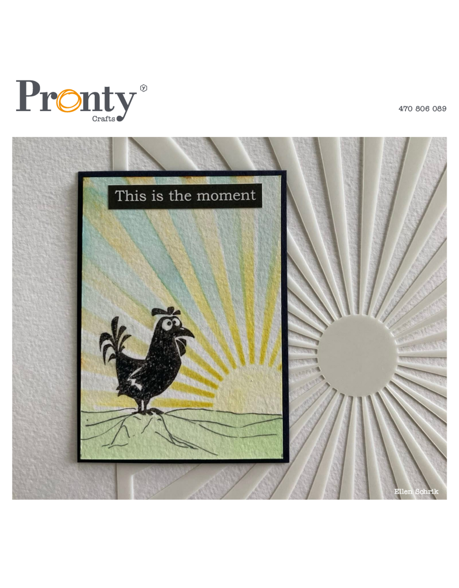 Pronty Crafts Stencil Cirque 1 A5