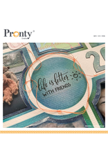 Pronty Crafts Pronty transparant sticker travel A5