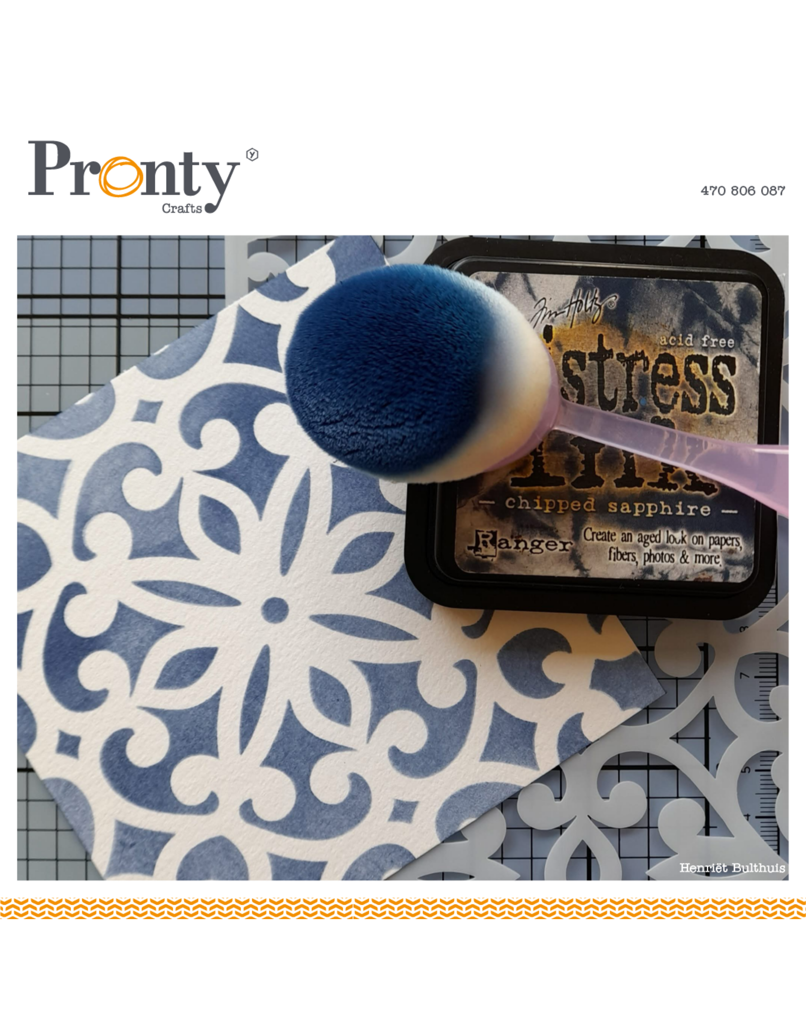Pronty Crafts Stencil Barok Frames A5