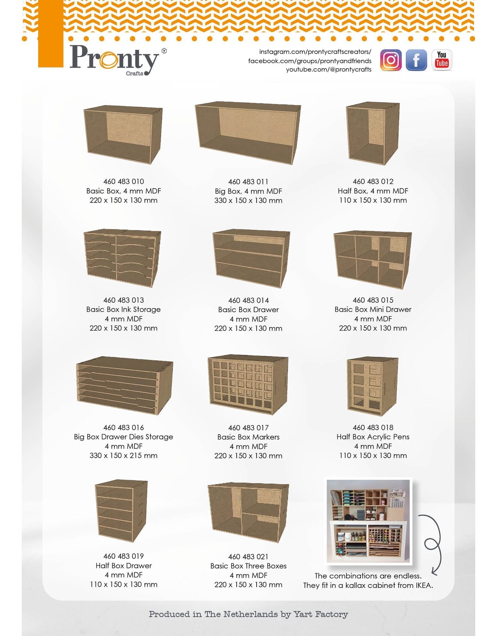 Pronty Crafts Pronty MDF Basic Box