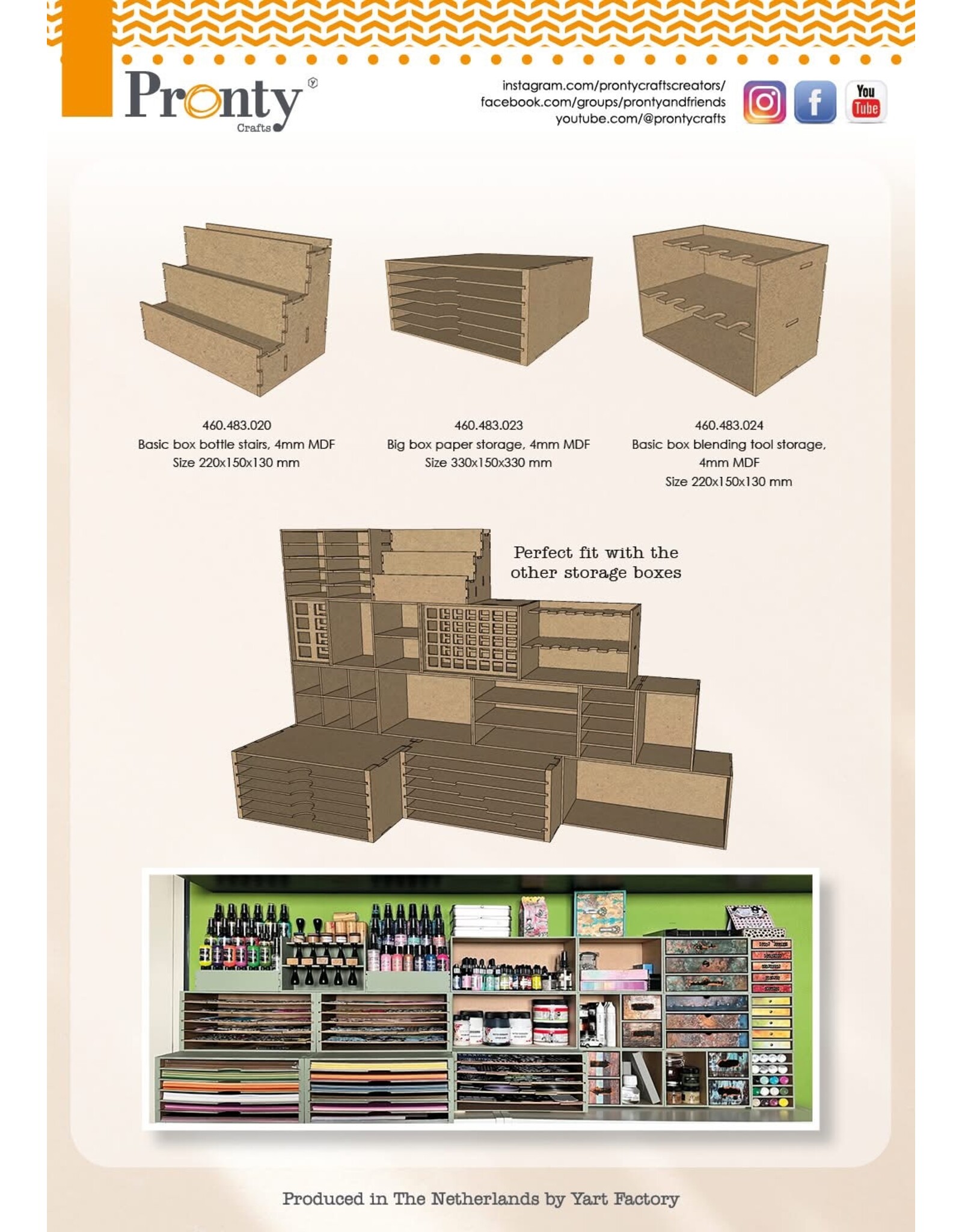 Pronty Crafts Pronty MDF Basic Box