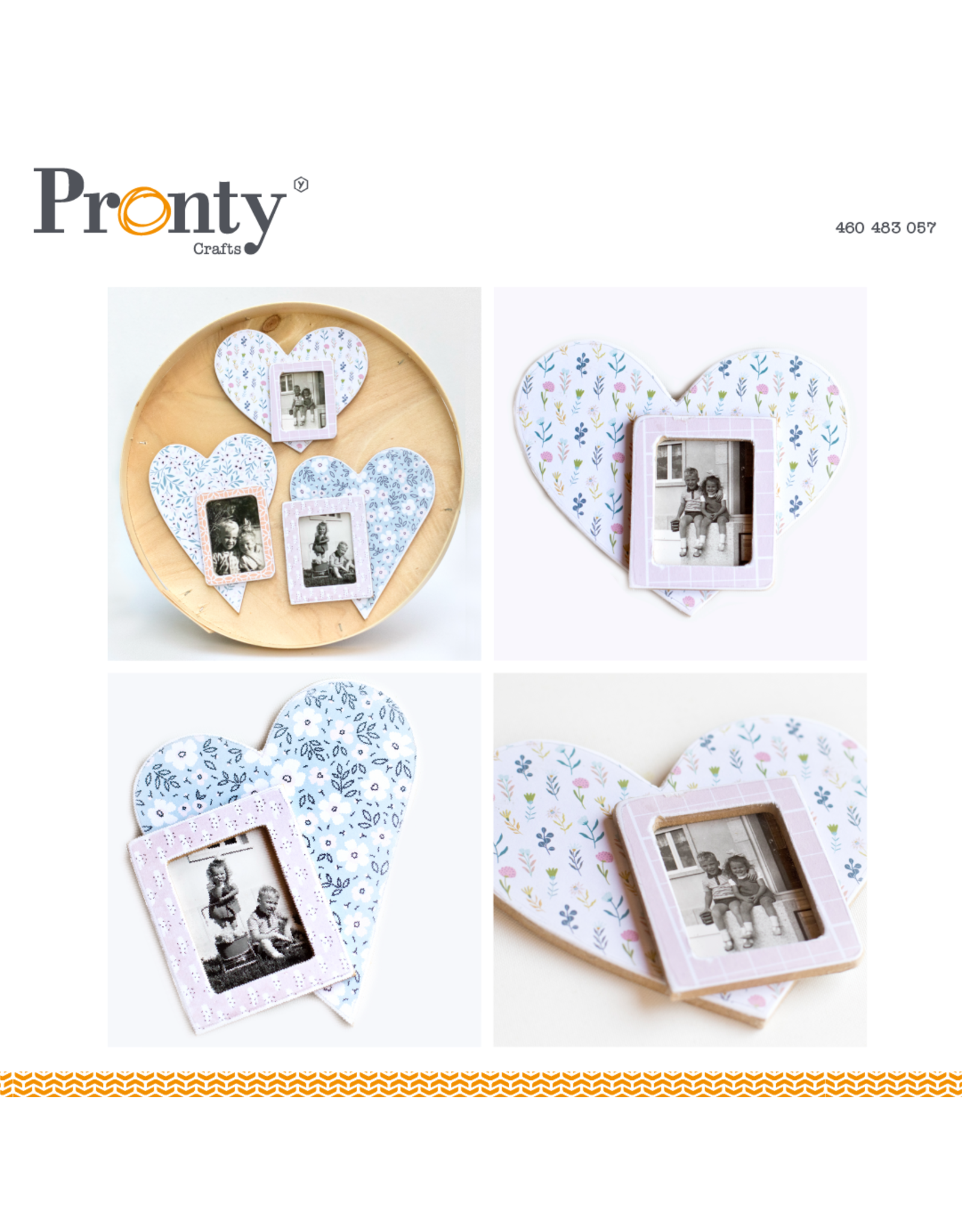 Pronty Crafts Picture this heart - set of 3 hearts