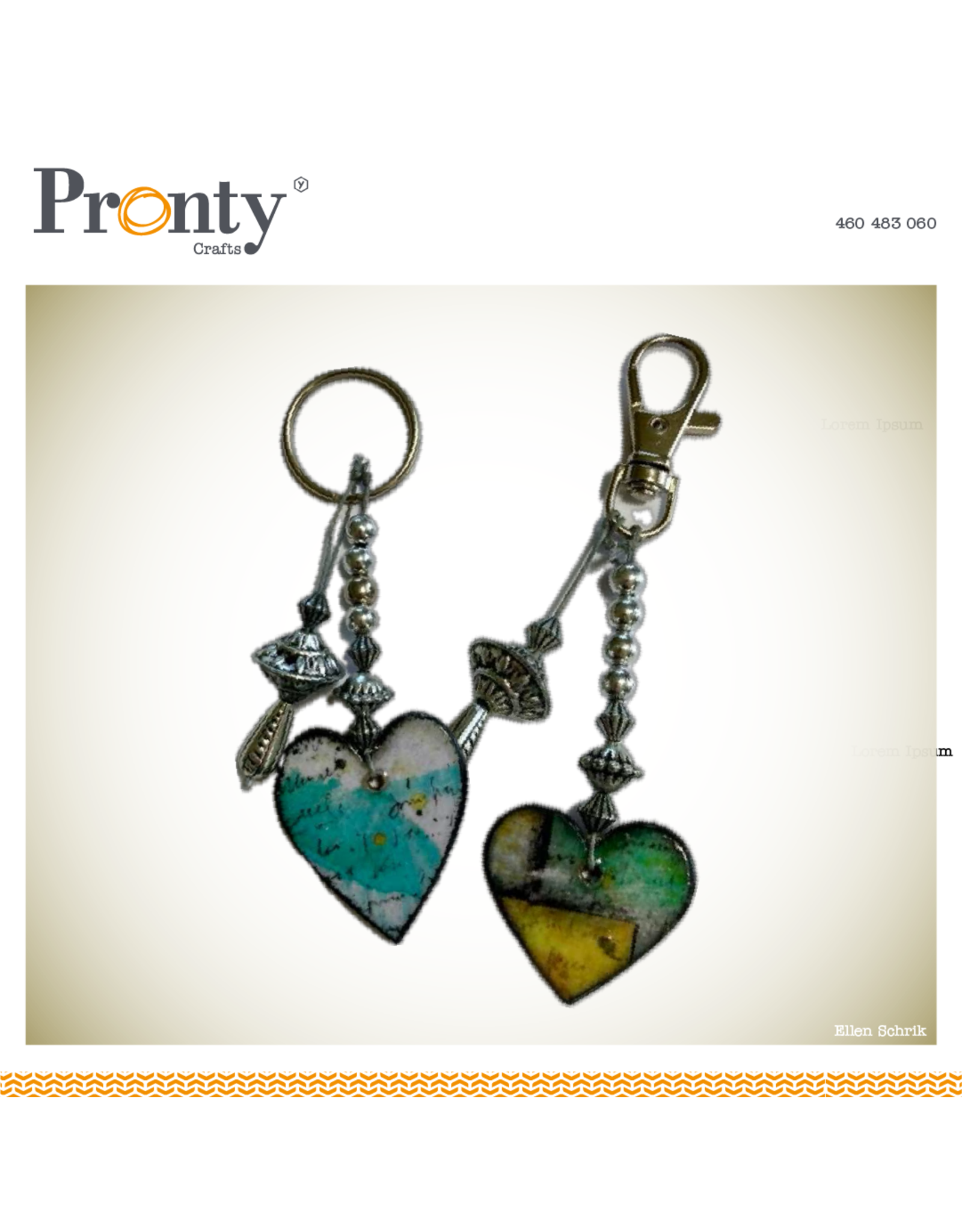 Pronty Crafts MDF Pocket hugs hearts - A6