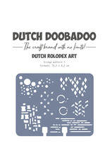 Dutch Doobadoo DDBD Dutch Mask Art Rollerdex pattern