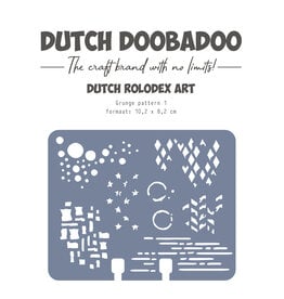 Dutch Doobadoo DDBD Dutch Mask Art Rollerdex pattern