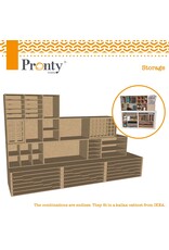 Pronty Crafts Pronty MDF Basic Box Ink Storage