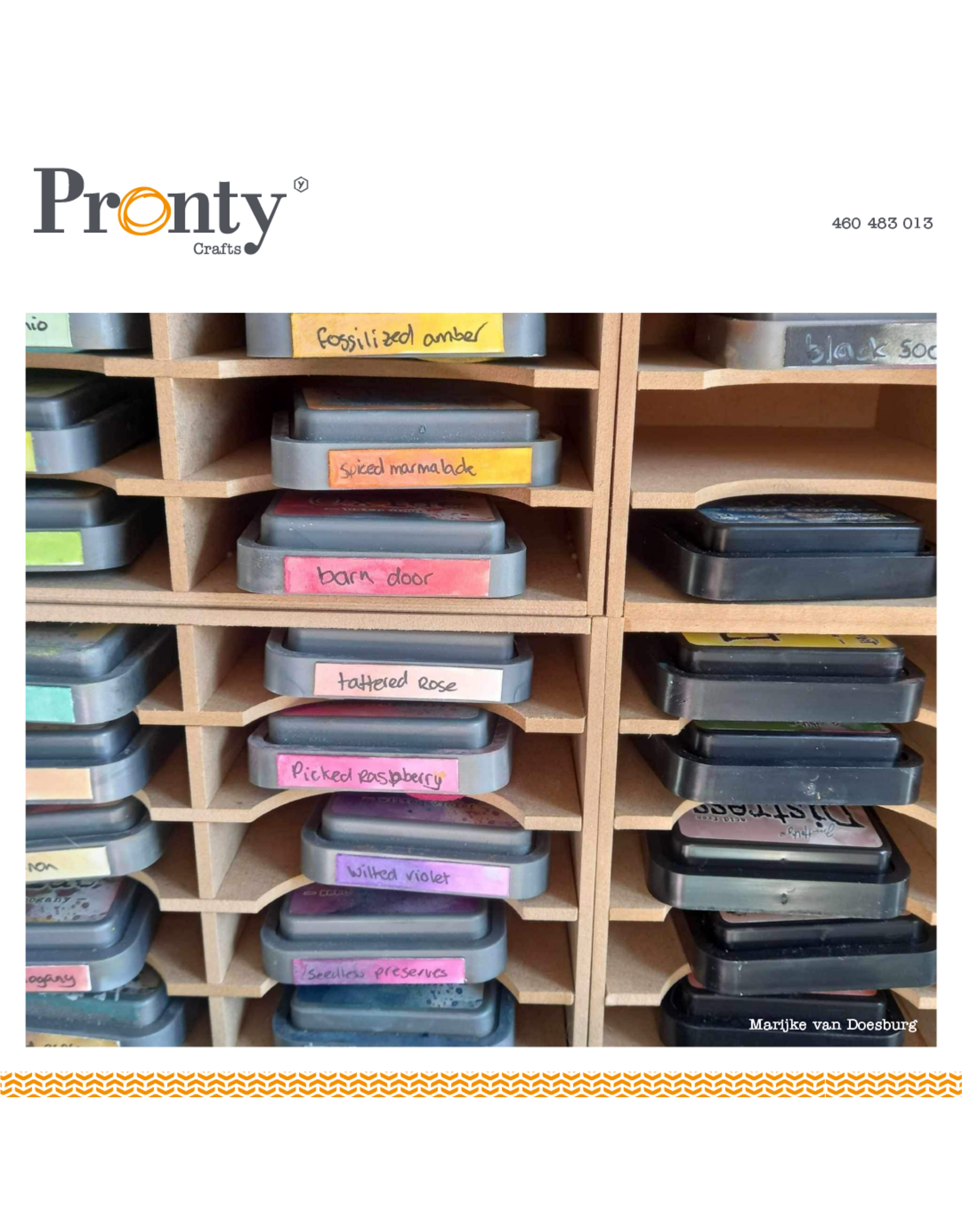 Pronty Crafts Pronty MDF Basic Box Ink Storage