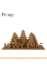 Pronty Crafts MDF Scene Merry XMAS
