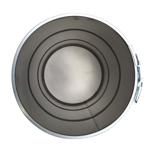 60 liter steel open top drum - gray