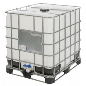 1000 liter IBC met combi pallet en UN keurmerk