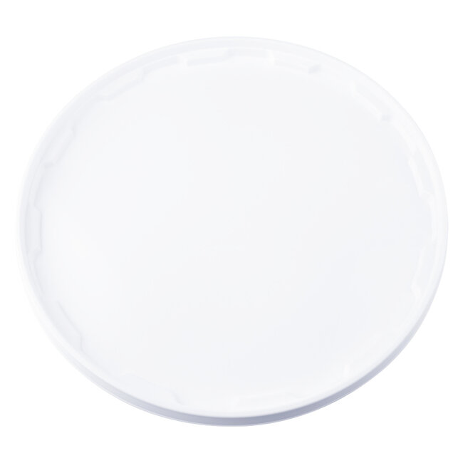 20 liter emmer met deksel - rond - wit