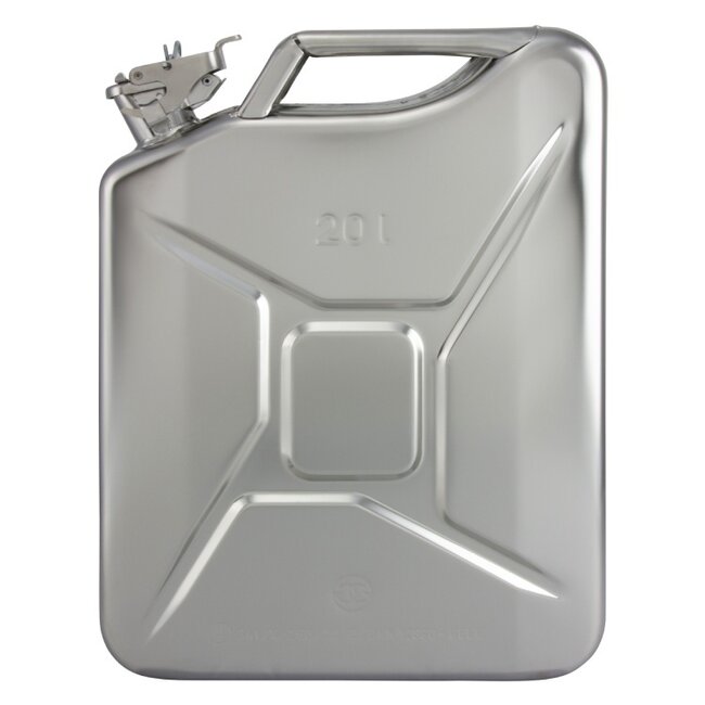 20 liter stainless steel fuel jerrycan