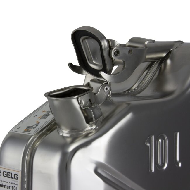 10 Liter Edelstahl Kraftstoffkanister