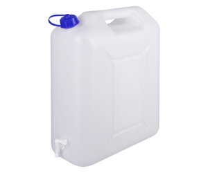Krankzinnigheid vereist Productie 20 liter jerrycan met kraan voor water en levensmiddelen - Jerrycanshop.nl