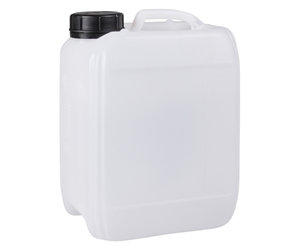 Kunststoff Kanister natur 5 Liter UN stapelbar mit Auslaufhahn DIN 51