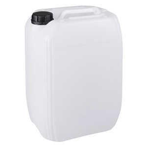 20 liter stackable UN jerrycan - transparent 20 liter stackable UN jerrycan - transparent