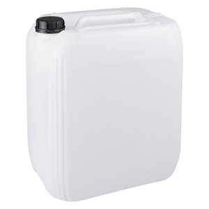 30 liter stackable UN jerrycan - transparent 30 liter stackable UN jerrycan - transparent