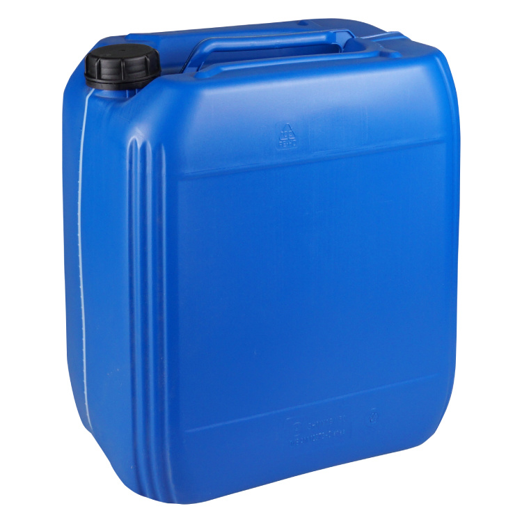 Wetenschap Chemicaliën Zogenaamd 30 liter stapelbare UN jerrycan - blauw - Jerrycanshop.nl