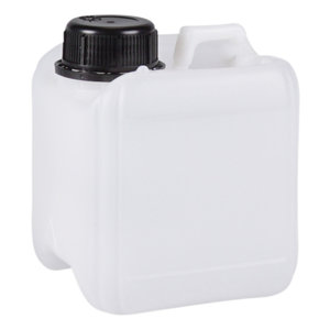 1 liter stackable UN jerrycan - transparent 1 liter stackable UN jerrycan - transparent