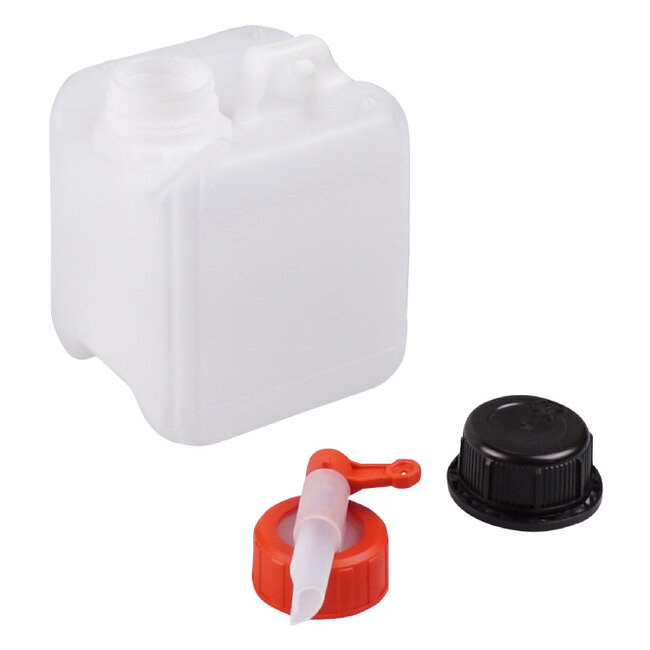 1 liter jerrycan with tap for hazardous liquids