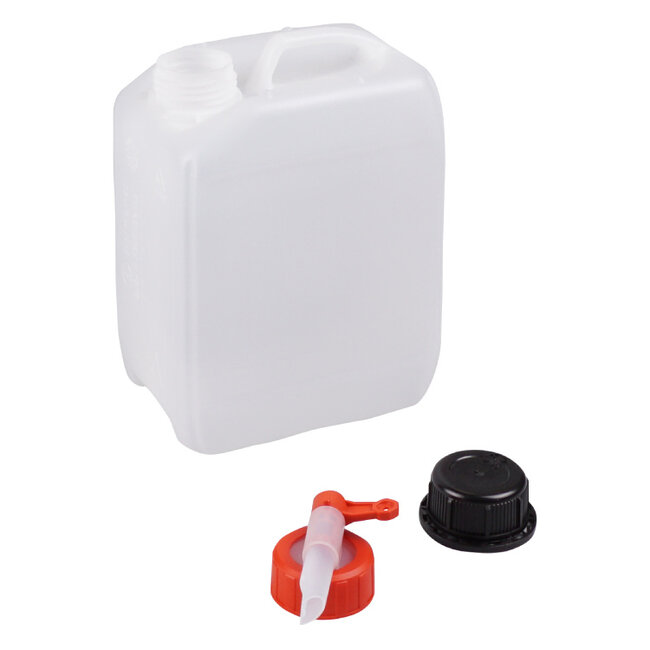 2,5 liter jerrycan with tap for hazardous liquids