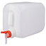 10 liter jerrycan with tap for hazardous liquids