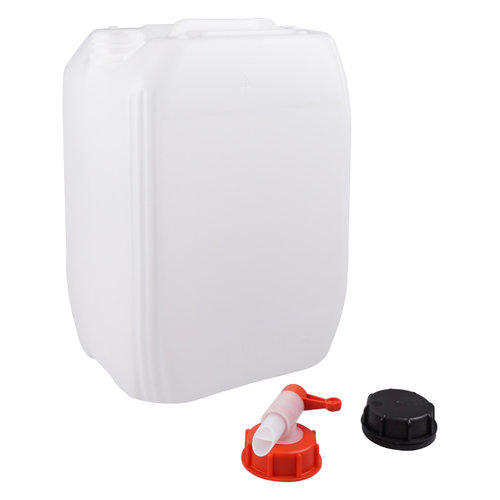 20 liter jerrycan with tap for hazardous liquids