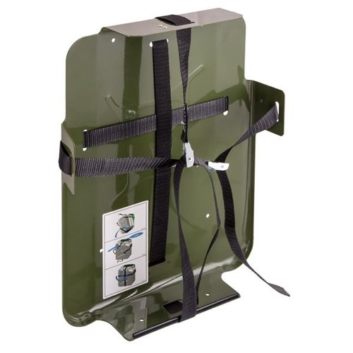 Houder met gespen voor 20 liter stalen brandstof jerrycan