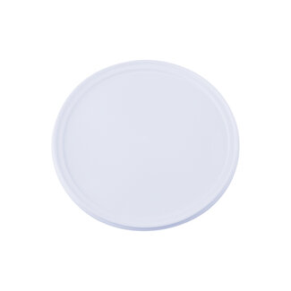 White lid for 5 liter bucket with lid - round