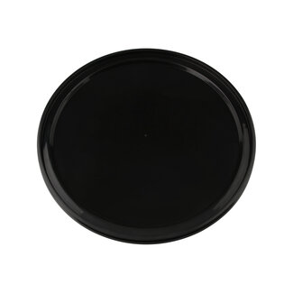 Schwarzer Deckel für 10 Liter runde Eimer