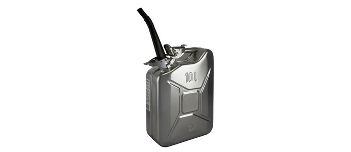 Stainless steel jerrycans