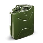 20 liter steel fuel jerrycan - green