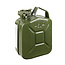 5 liter steel fuel jerrycan - green