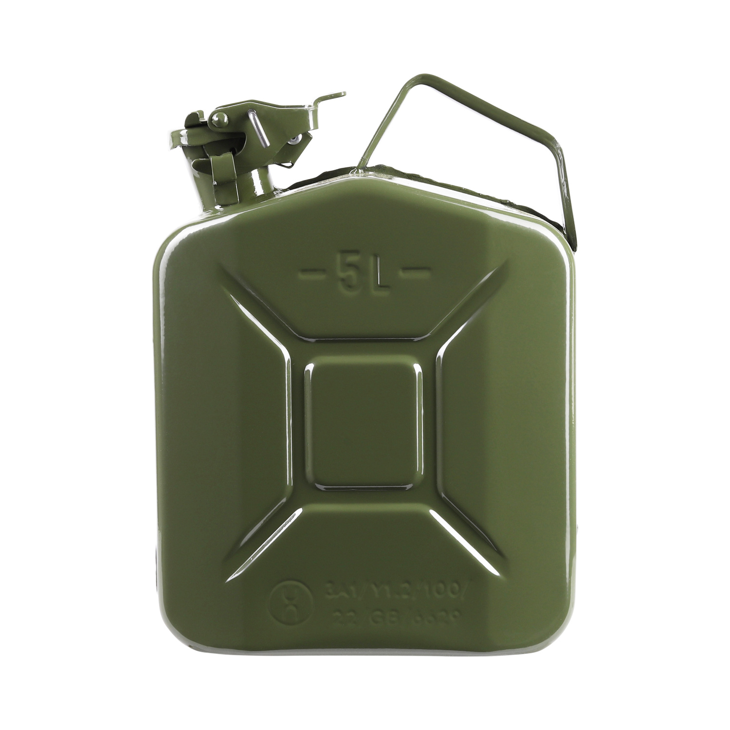 Jerry can 5L metal green with magnetic screw cap UN- & TüV/GS-approved -  PAT Europe
