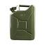 10 liter stalen brandstof jerrycan - groen