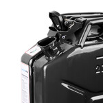 20 liter stalen brandstof jerrycan - zwart