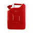 10 liter steel fuel jerrycan - red