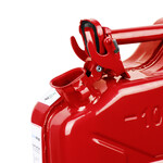 10 liter steel fuel jerrycan - red