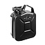 5 liter steel fuel jerrycan - black