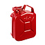 5 liter steel fuel jerrycan - red