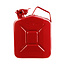 5 liter steel fuel jerrycan - red