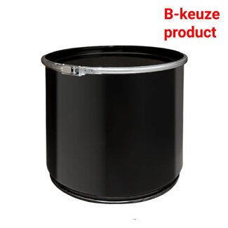 B-Wahl 30 Liter Deckelfass aus Stahl - schwarz