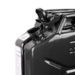 4x 20L stalen brandstof jerrycan zwart + 1x schenktuit (gratis verzending)