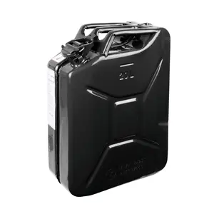 20 Liter Metall Kanister für Benzin & Diesel - Schwarz 20 Liter Metall Kanister für Benzin & Diesel - Schwarz
